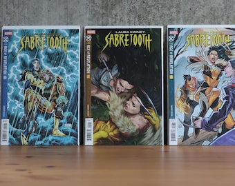 Laura Kinney Sabretooth #1-3 Complete Set (2025) Marvel | Age of Revelation | All Variant Covers