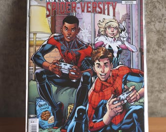 Spider-Man: Spider-Versity #1 Todd Nauck Variant Comic Book (Rated T)