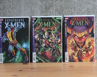 Expatriate X-Men #1-3 Complete Set (2025) Marvel | Age of Revelation
