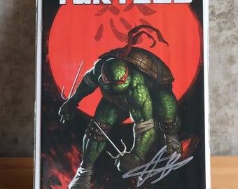 TMNT #1 - "Raphael" Kanji NYCC 2023 Trade | LTD 500 | Signed by Aaron Bartling