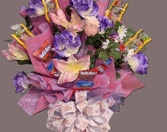 Floral Candy Arrangement