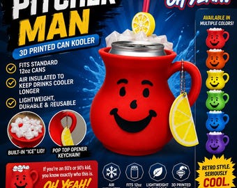 Porta-latas Pitcher Man (Kool-Man)