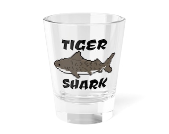 Shark Design 1.5oz Shot Glass