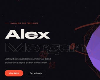 3D Portfolio Website Template with Live Editor | Editable Personal Portfolio HTML Template | Developer Portfolio | No Coding Needed