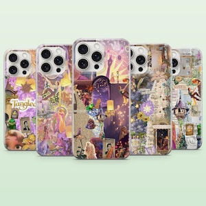 Rapunzel Phone Case Tangled Princess Cover for iPhone 17e, 16, 15, 14, 13, 12, Samsung S25, S24, S23, S22, A16, A26, Pixel 10, 9Pro
