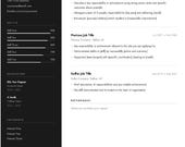 Modern sidebar CV template UK | Two column resume | Canva template | Instant download | Professional CV | Ats friendly | A4