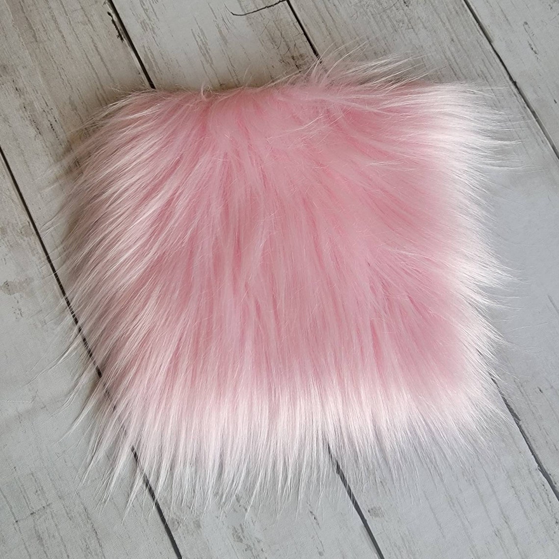 Pink Faux Fur Fabric 5x5 and 6x6 Craft Squares Pink Fur Etsy