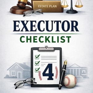 Executor checklist Printable | Duties, Tasks & Important information for Estate Management