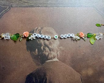 Freundschaftsarmband "Blutverletzungen" Herz verstellbar Schmuck