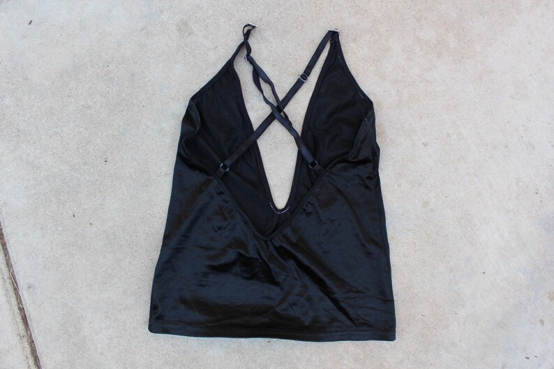 Black rhinestone top
