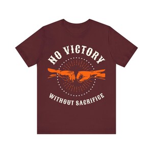 No Victory Without Sacrifice Veteran Support Tee | Unisex Bella Canvas Graphic Shirt image 7