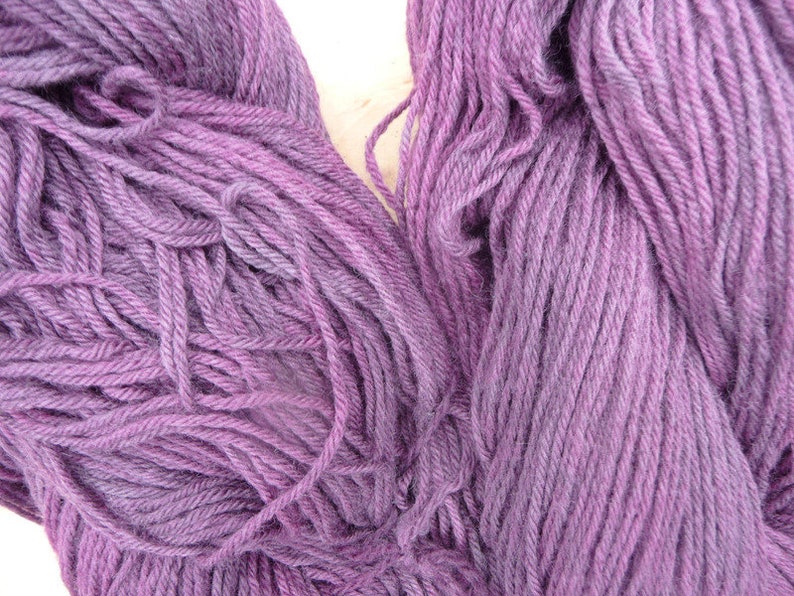 Merino yarn thin plants dyed wool knitting yarn image 3