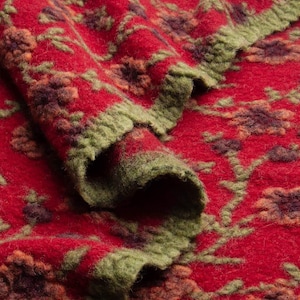 Wollwalk mit kbA Baumwolle Musterwalk Öko