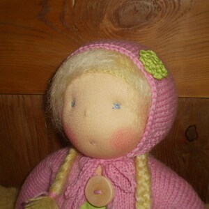 Active tube 4 cm rag doll Waldorf doll doll... image 3