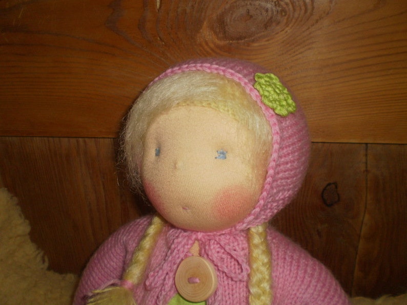 Active tube 4 cm rag doll Waldorf doll doll... image 3