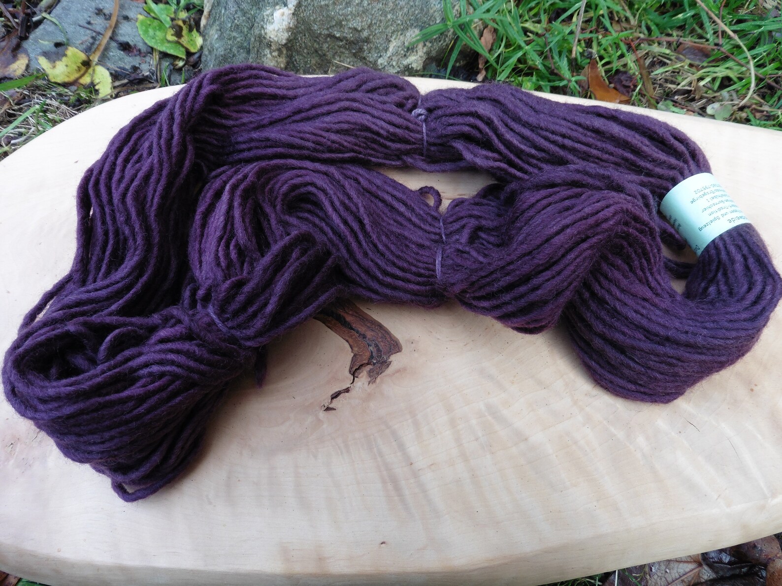 Wick Yarn Plants Dyed Wool Knitted Felt Etsy