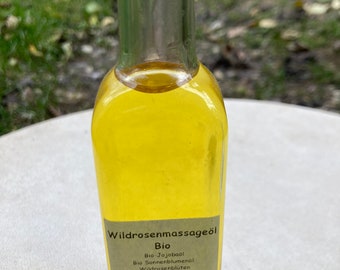 Wild rose organic massage oil rose oil 100ml