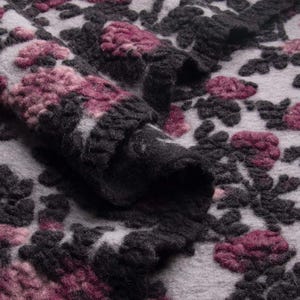 Wollwalk mit kbA Baumwolle Musterwalk Öko