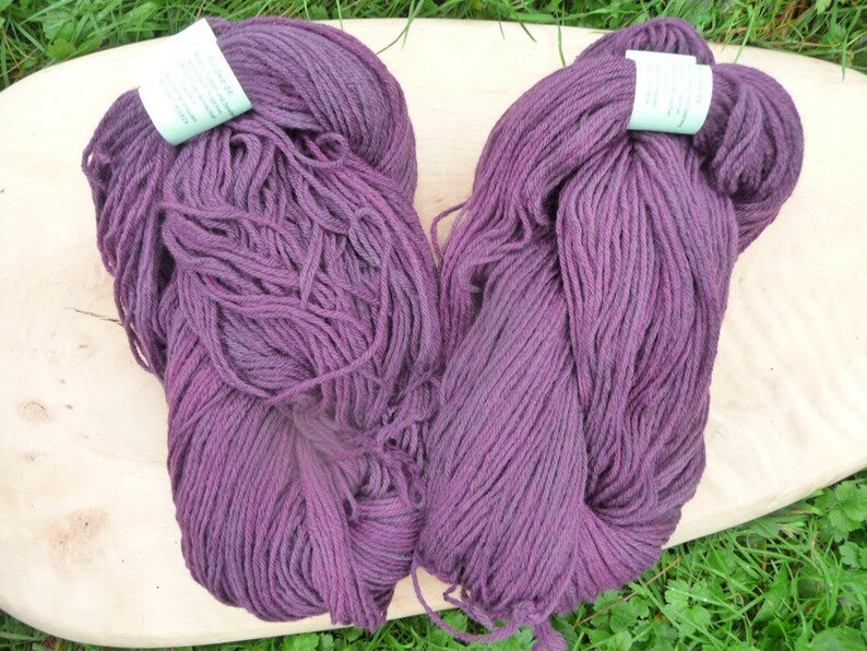 Merino yarn thin plants dyed wool knitting yarn image 2