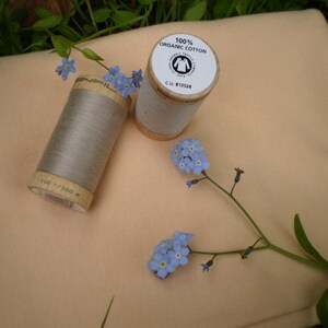 Sewing yarn kbA organic cotton 100 m natural doll organic eco