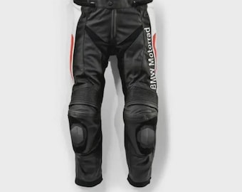 Pantalón de cuero de vaca para motocicleta BMW Racing, nuevo pantalón de motociclista BMW Motorrad