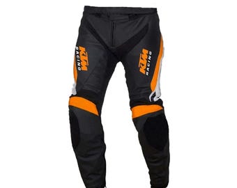 KTM Motorbike Racing Pant Men Motorcycle Leather Pant