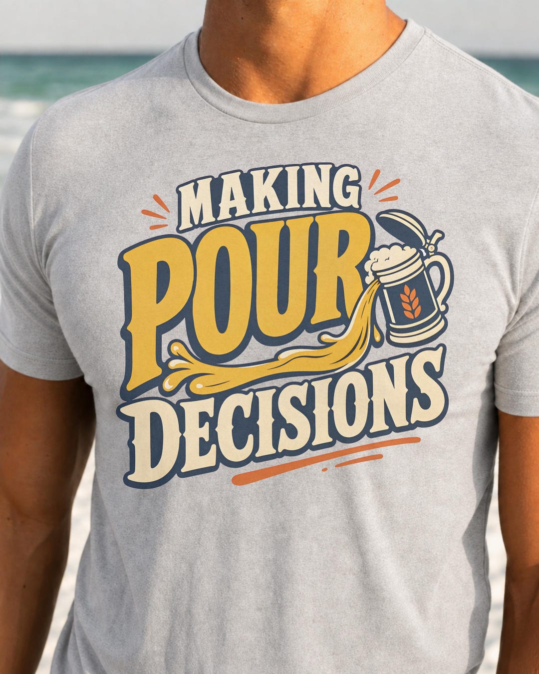T-shirt « Making Pour Decisions », tenue pour l'Oktoberfest, motif ...
