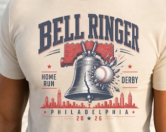 Bell Ringer Home Run Derby Shirt – Philadelphia 2026 Baseball Tee – St. Louis Fan Celebration Top – Liberty Bell Baseball Graphic T-Shirt