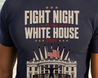 Fight Night at the White House 2026 Shirt – Freedom 250 MMA Sports Tee – Patriotic America 250 Fight Graphic – June 2026 Event Shirt