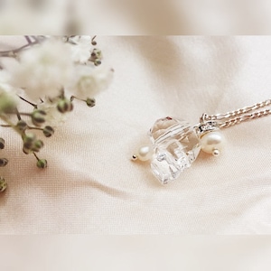 PURITY | Skull Pendant - Swarovski Crystal on sterling silver pendant jewellery, skull jewellery, skull crystal, swarovski skull, gift idea