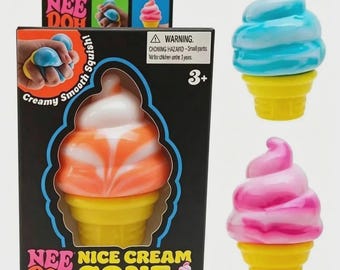 NeeDoh Nice Cream ConeIce Cream Squishy Toy 2026 NEE DOH Stress Ball