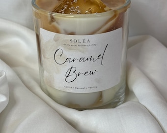 Caramel Brew Coffee Candle | Soy Dessert Home Fragrance