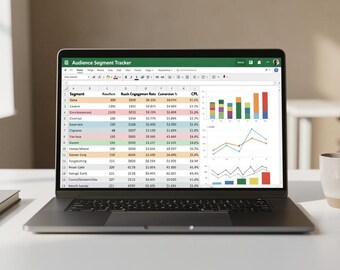 Audience Segment Tracker Excel Template | creatorbiz | Creator Spreadsheet | Digital Download