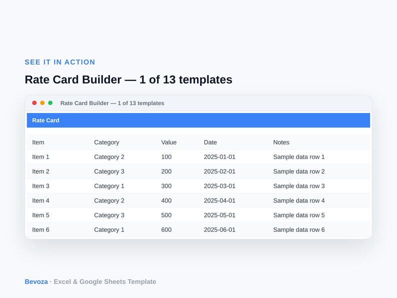 Influencer Business Bundle | 13 Templates | Rate Card, Media Kit, Brand Deal & Sponsorship Tracker | Digital Download image 3