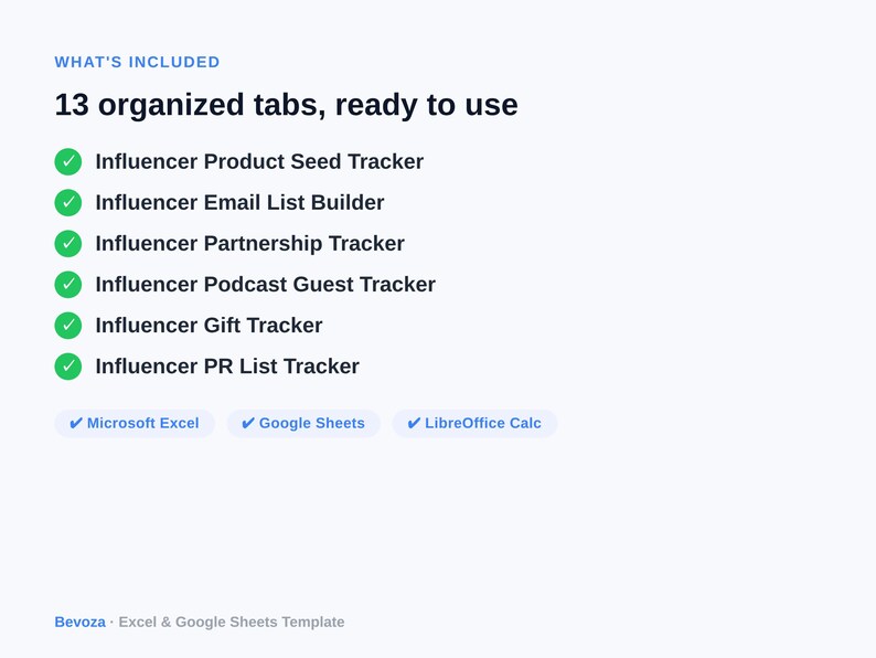 Influencer Business Bundle | 13 Templates | Rate Card, Media Kit, Brand Deal & Sponsorship Tracker | Digital Download image 2