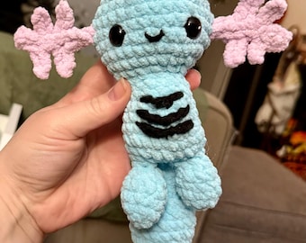 Crochet Plush Stuffed Animal Baby Wooper Amigurumi Axolotl