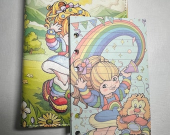 Rainbow Brite A6 size Binder & Paper