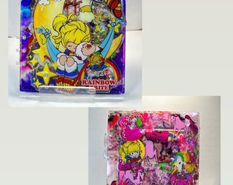 Rainbow Brite A5 Acrylic Shaker Notebook