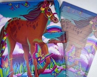 Lisa Frank inspired A5 Binder & Paper