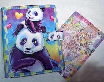 Lisa Frank inspired A5 Binder & Paper
