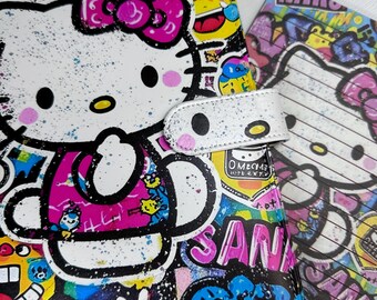 Hello Kitty A5 Binder & Paper