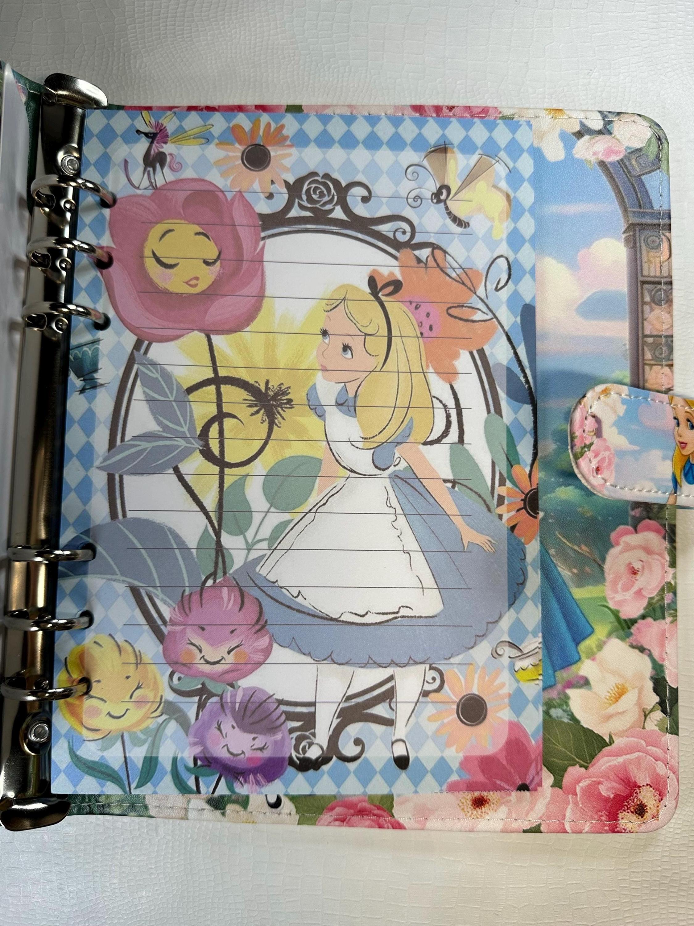 Alice in Wonderland A5 Binder & Paper - Etsy
