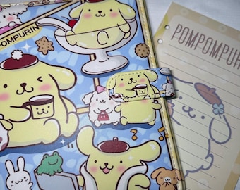 Pompompurin A5 Binder & Paper
