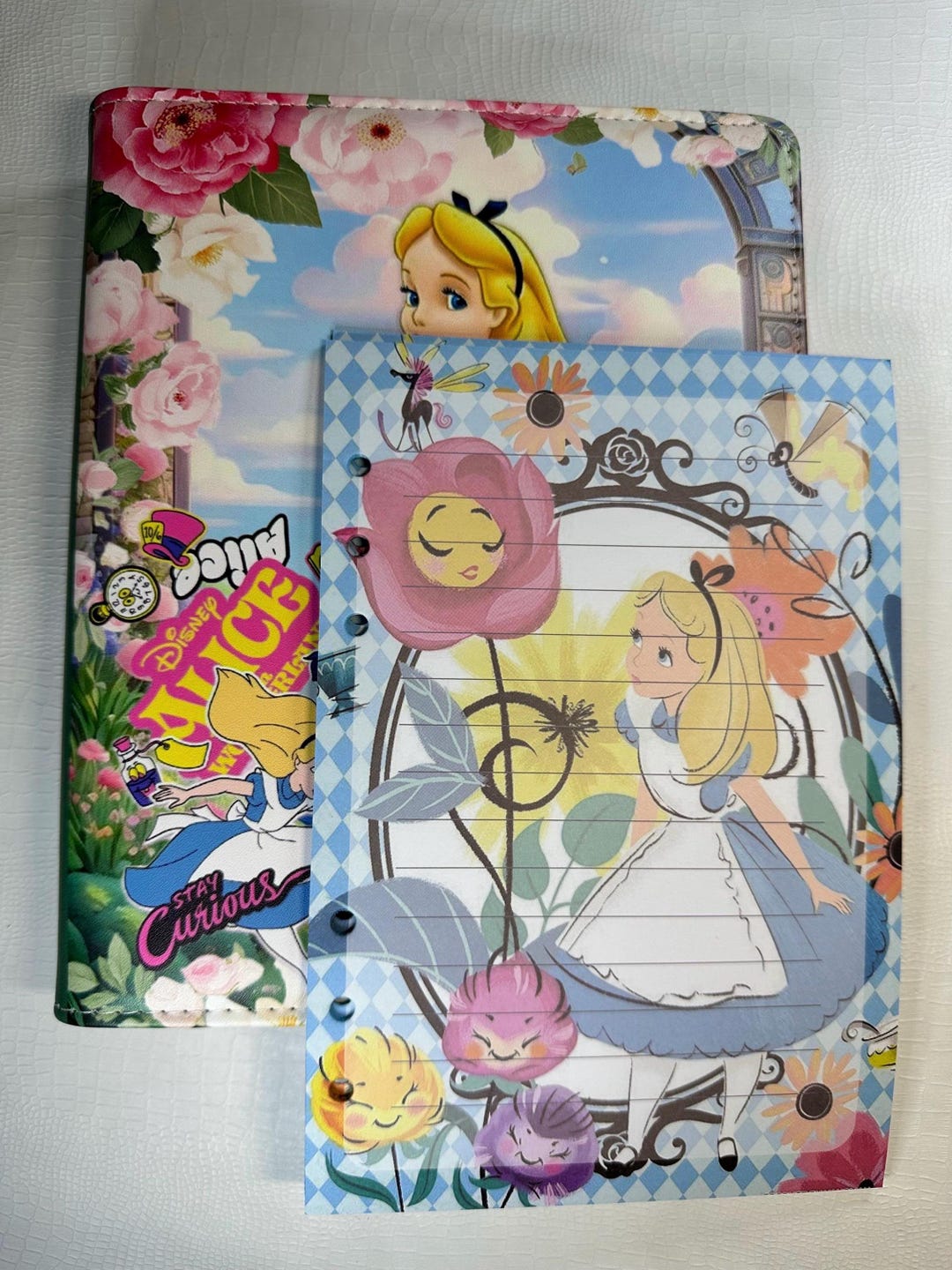 Alice in Wonderland A5 Binder & Paper - Etsy
