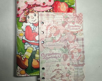Strawberry Shortcake A6 size Binder & Paper