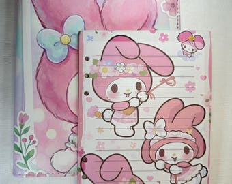 My Melody A5 Binder & Paper