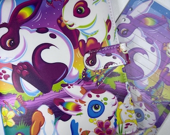 Lisa Frank inspired A5 Binder & Paper