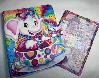 Lisa Frank inspired A5 Binder & Paper