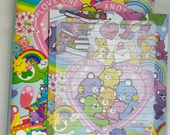 Carebears A5 Binder & Paper