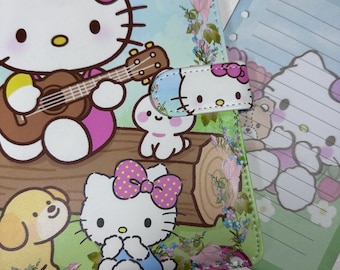 Hello Kitty A5 Binder & Paper